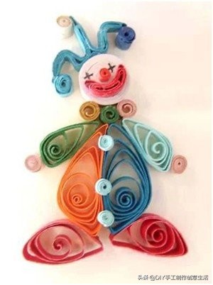 建党100周年衍纸亲子手工作品,幼儿衍纸手工作品介绍