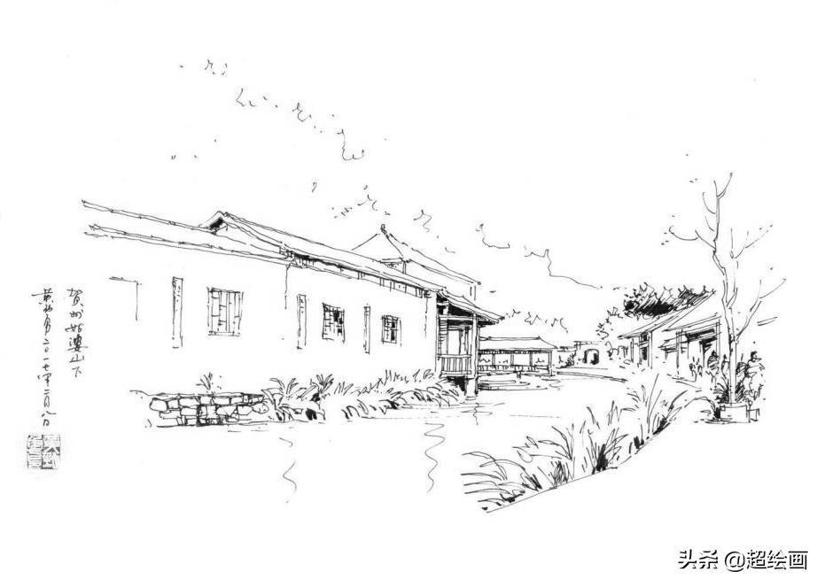 十大顶级钢笔画速写,钢笔速写100幅图片