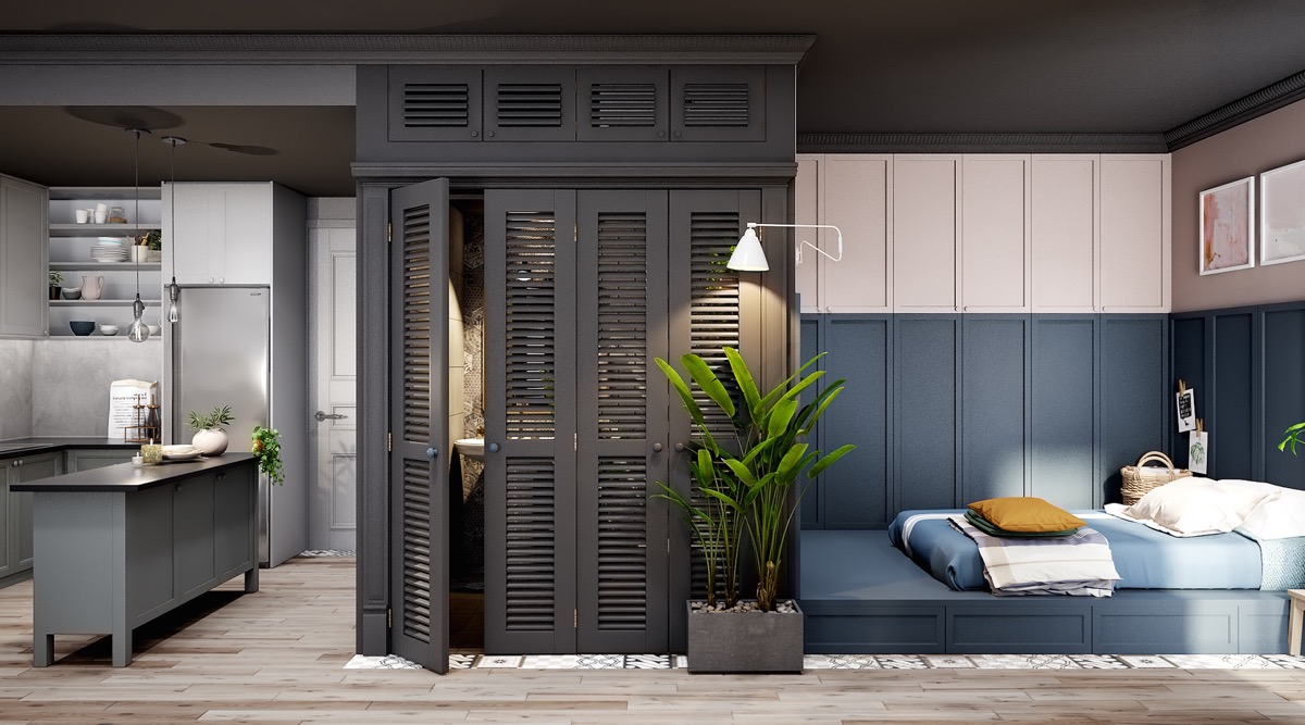 一室一厅小公寓怎么装修好看,一字型小公寓装修设计30平方米