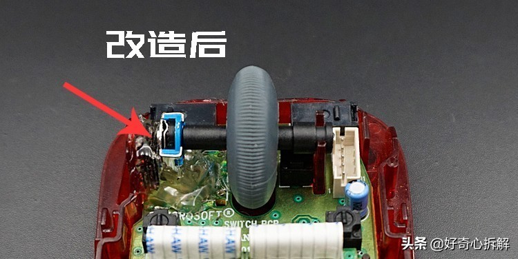 滚轮鼠标编码器拆卸图解,鼠标滚轮与编码器的连接方式