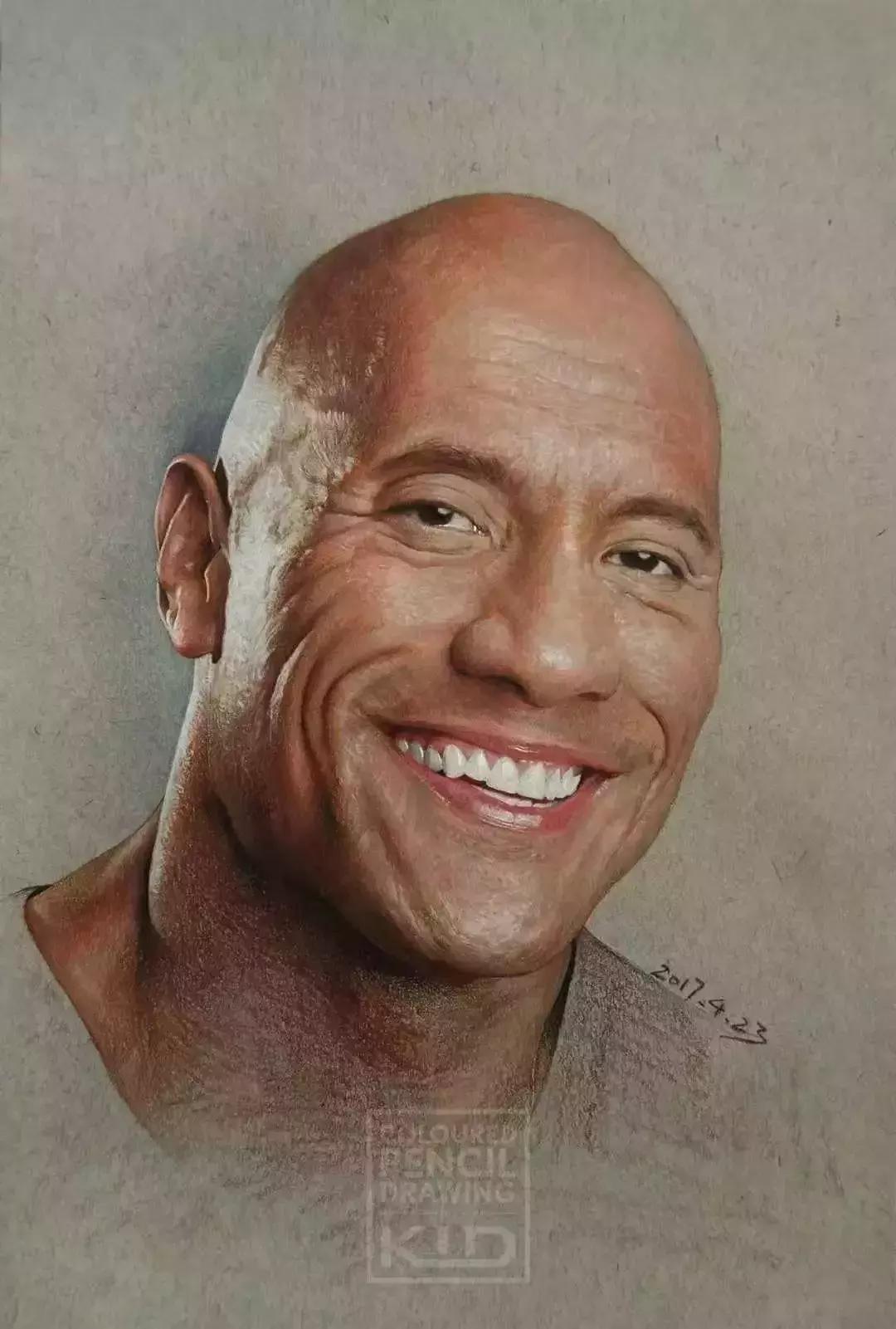 写实彩铅画,超好看素描画迪丽热巴