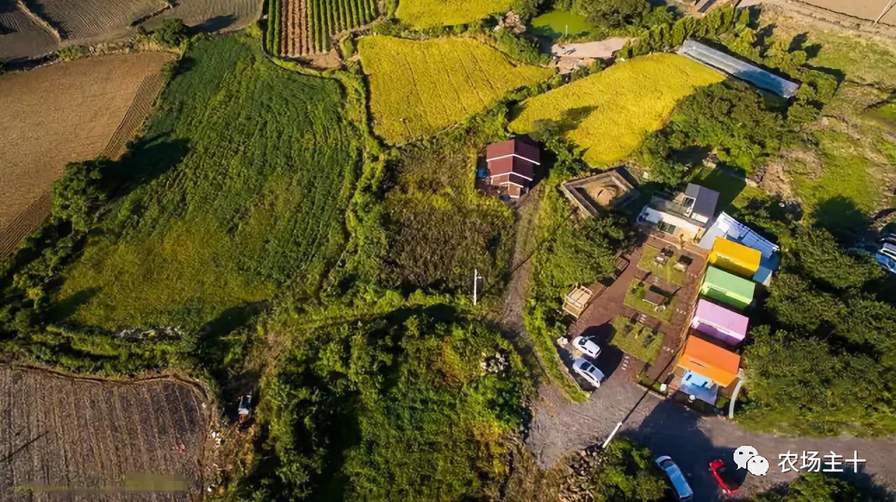 大型农场建造,家庭农场可以放置集装箱做民宿