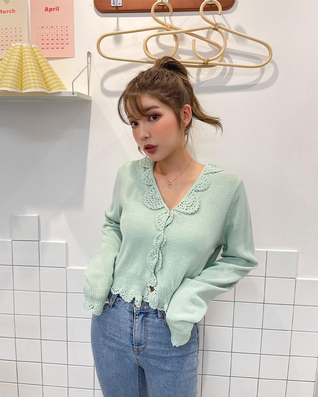 今年春夏就用「淡绿色」来点缀!带你看韩国热销的春绿新品