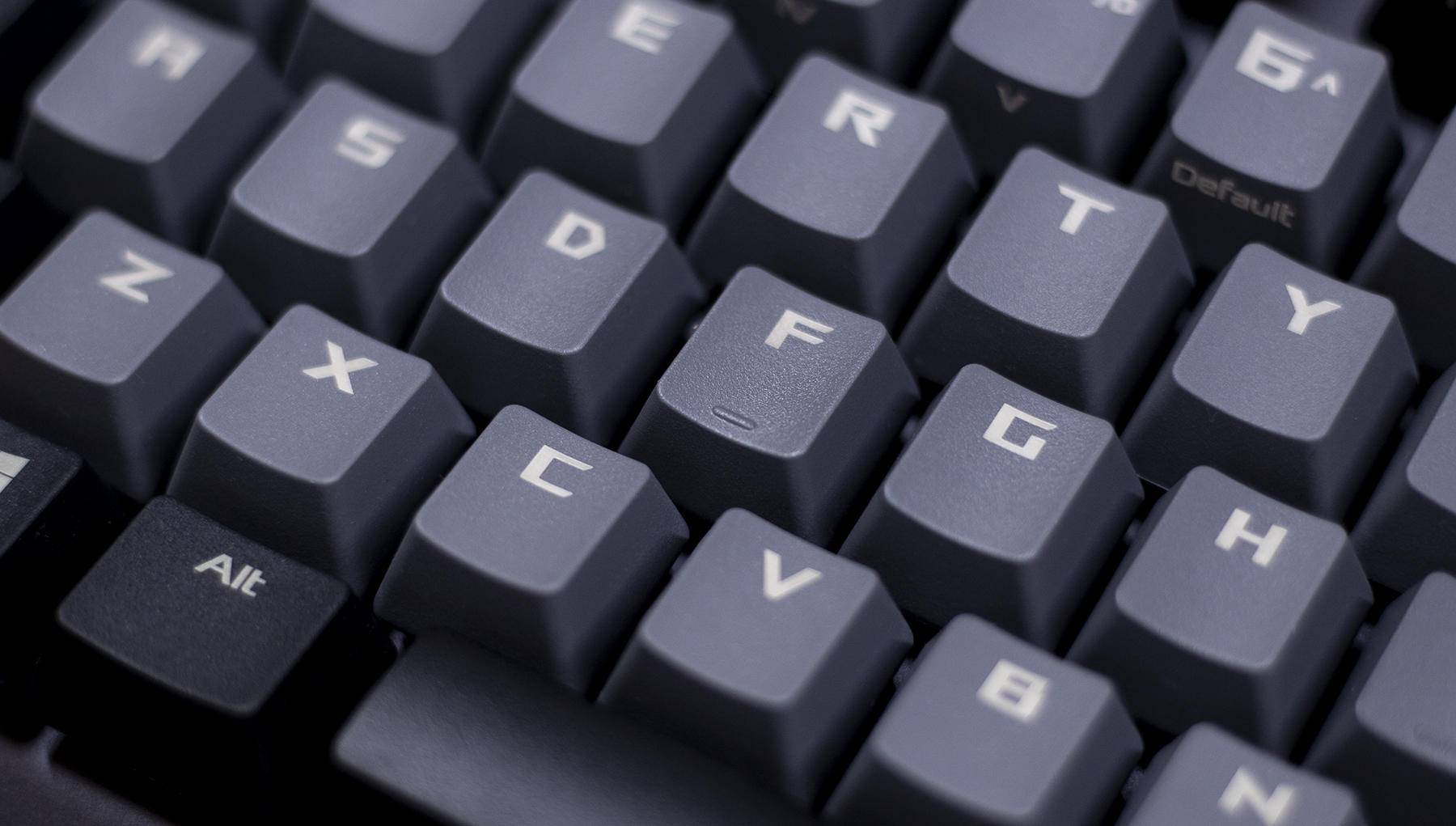 华硕rog游侠是什么材质的键帽,华硕键盘rog游侠讲解