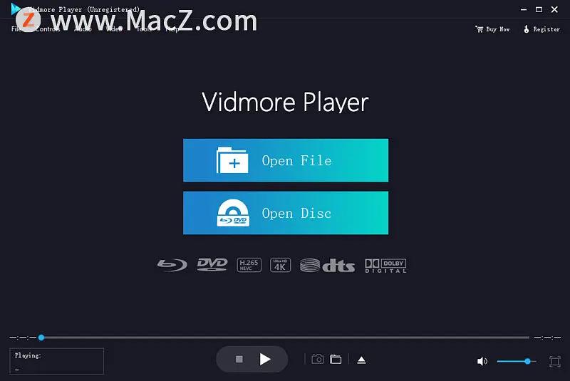 苹果Mac多功能蓝光*放播**器：VidmorePlayer