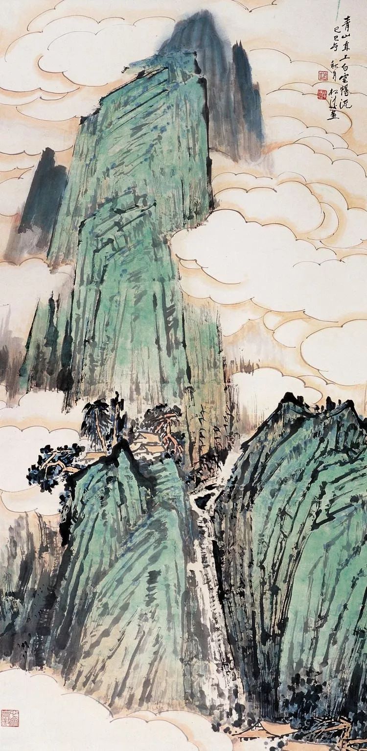 赵松涛人物画欣赏,临摹赵松涛山水画