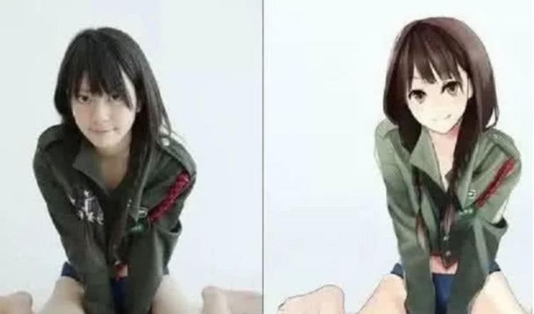 真正的二次元pk虚假的二次元,二次元三次元对比图