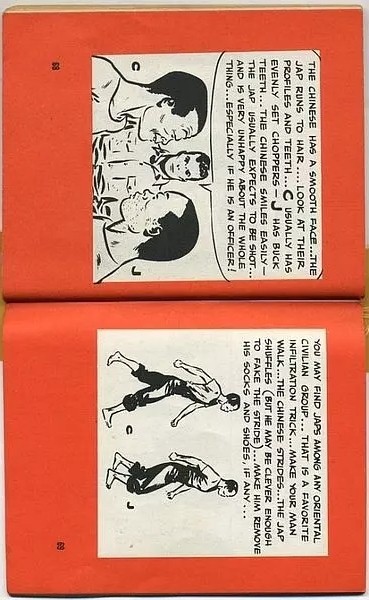 1942年《袖珍中国手册》教导援华抗日美军如何辨认日本人的小册子