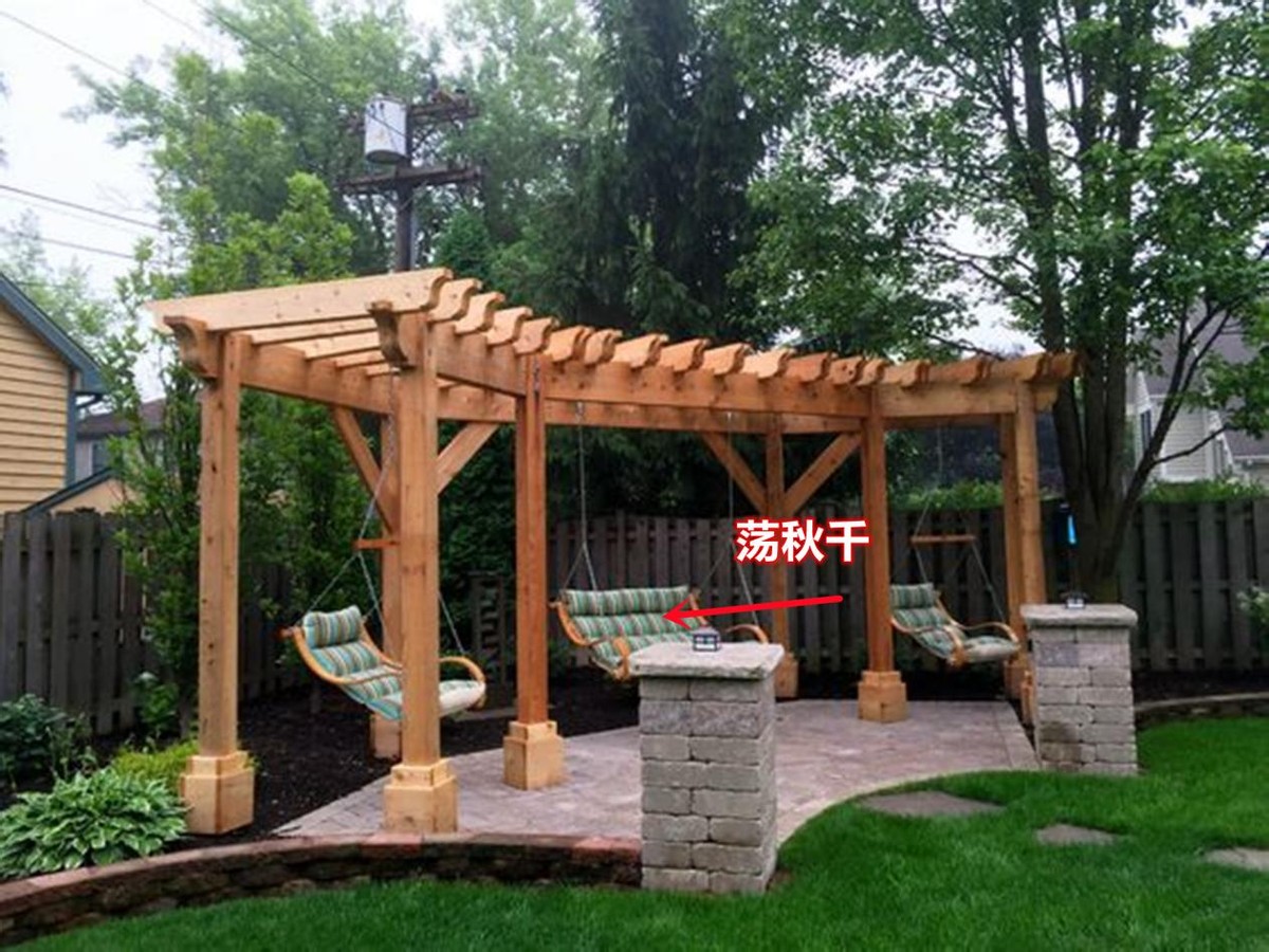 院子休闲待客，装修下了功夫“弯”一点，谁来串门都要夸一句聪明