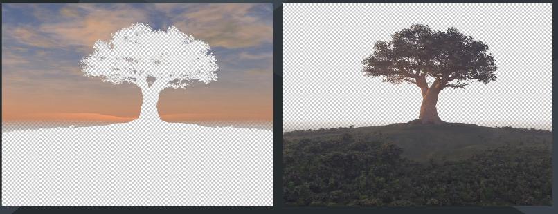 pslab灰色背景通道抠图,ps教程通道调色实例
