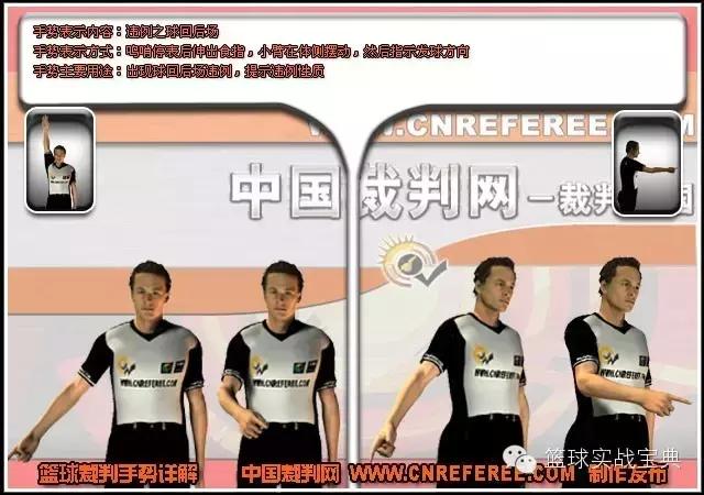 足球裁判判罚手势,NBA裁判判罚手势