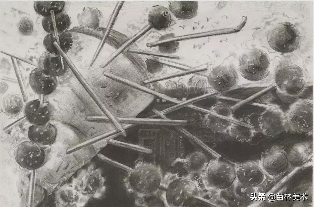 清华美院精微素描高分卷,清华美院设计素描光影解析