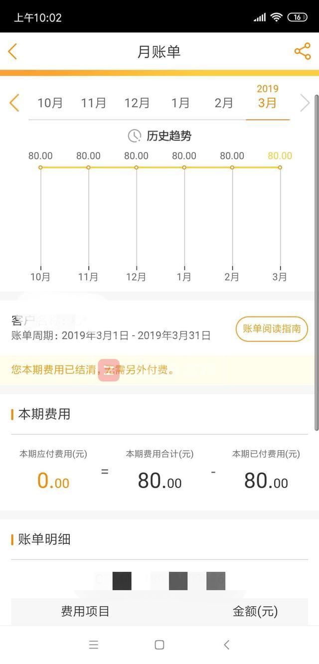 电信卡套餐被扣费两次,电信卡59元一月73gb怎么停了