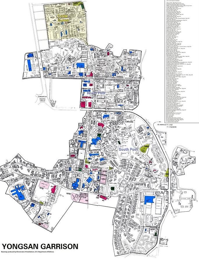 首尔龙山战争纪念馆,首尔龙山美军基地