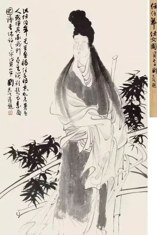 线条无人超越的大师任伯年 (任伯年线条作品)