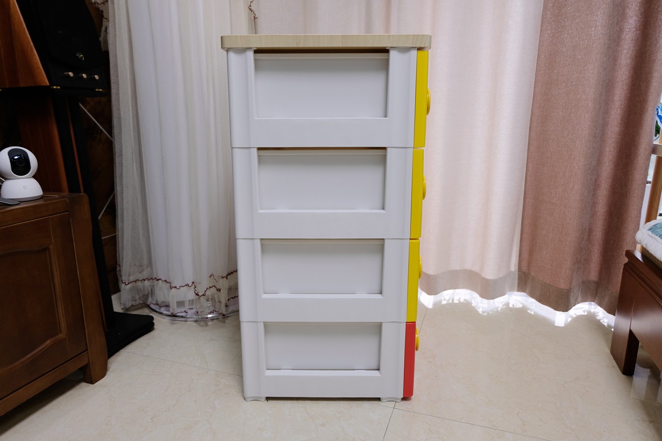 儿童房的小物件,IRIS爱丽思迪士尼米奇维尼塑料抽屉柜