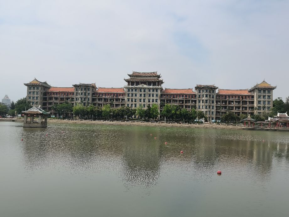 厦门龙舟池海边步道,厦门龙舟池夜景图