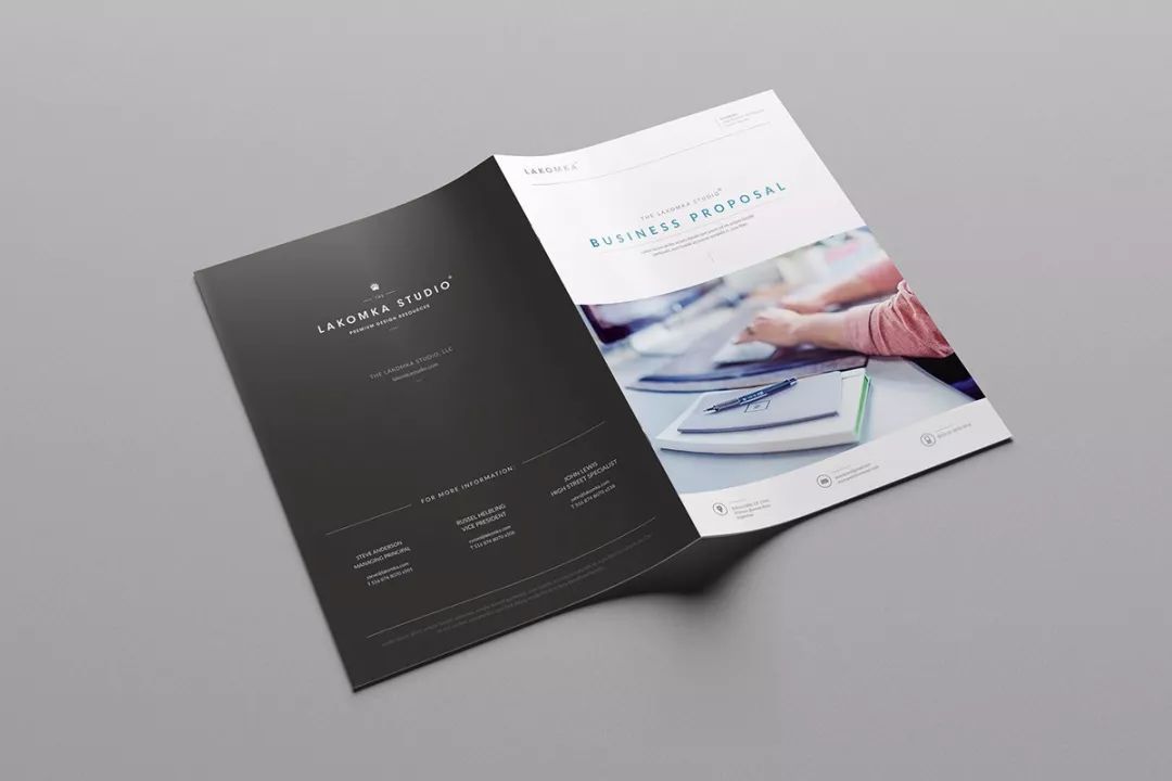 简约大气的企业宣传册／画册设计精选