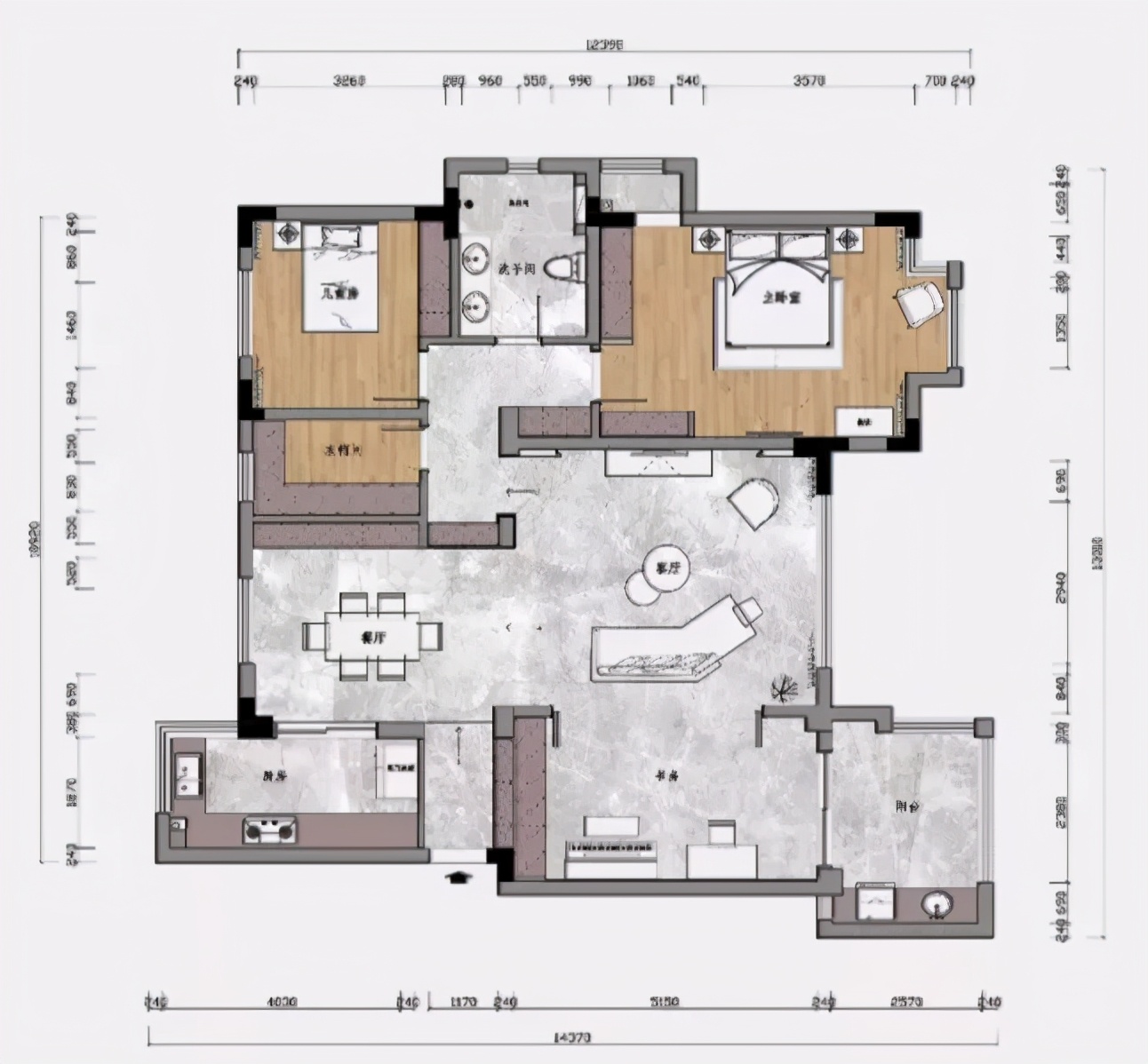 钱都往刀刃上花，从80㎡到160㎡的房子，半包15万左右绰绰有余了