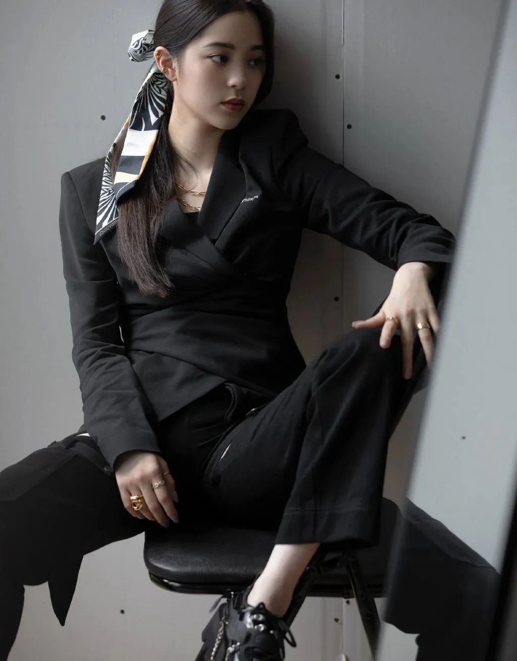 pyoapple夏日清爽穿搭,中国女明星在海滩上穿夏日装