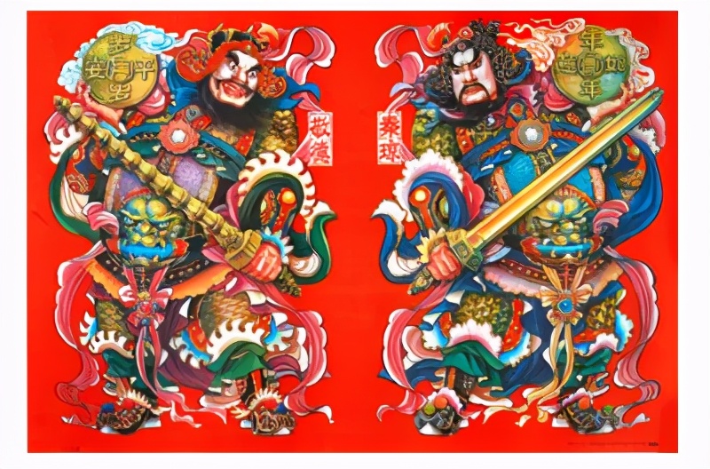 少数民族门神原型,霍州门神的来历