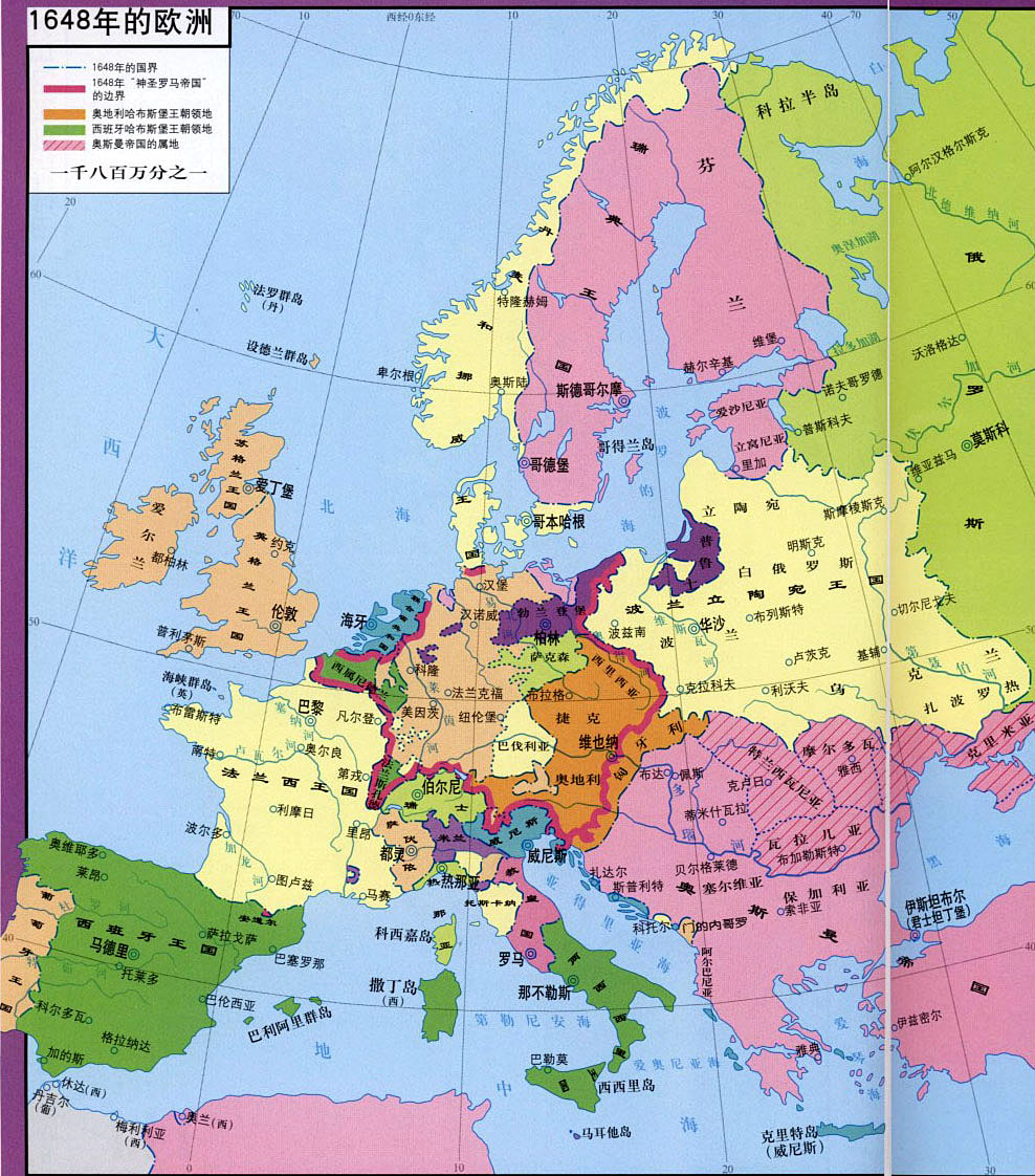 欧洲各国版图历史变化史,欧洲各个国家版图变化