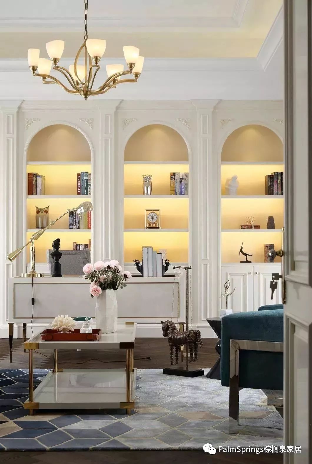 PALMSPRINGS案例|680㎡奢美花园别墅,遇见「有温度的家」