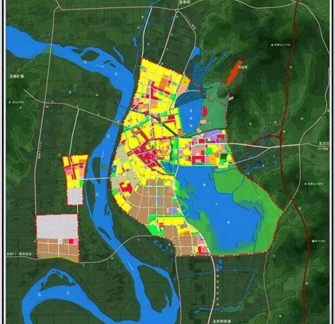 荆门中心城区是哪一块,荆门中心城区有多少个区