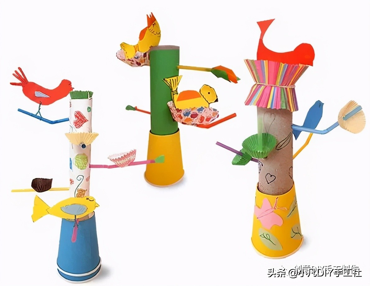 植树节手工又简单又漂亮,植树节绿色手工创意作品