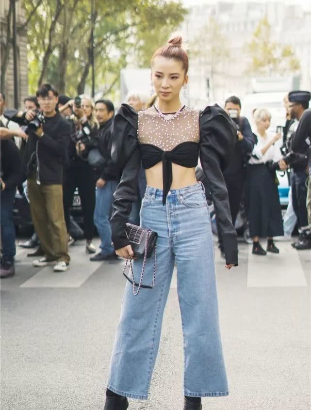 angelababy假胯宽照片,angelababy腿型胯宽