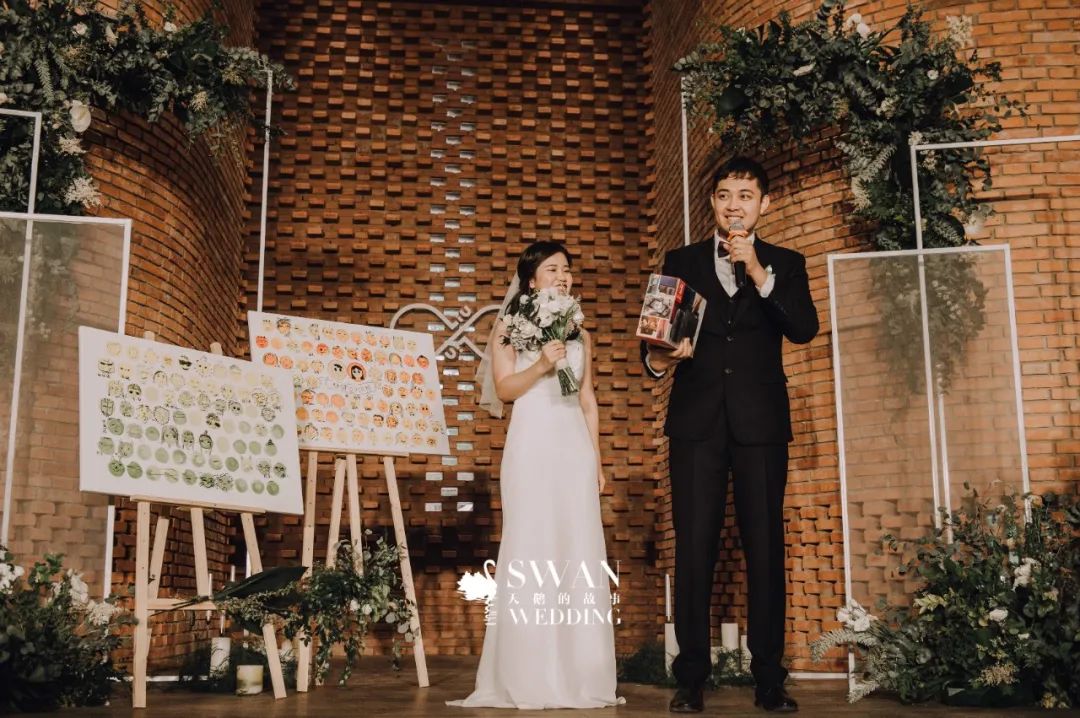 红砖美术馆婚礼游戏,红砖美术馆婚礼布置