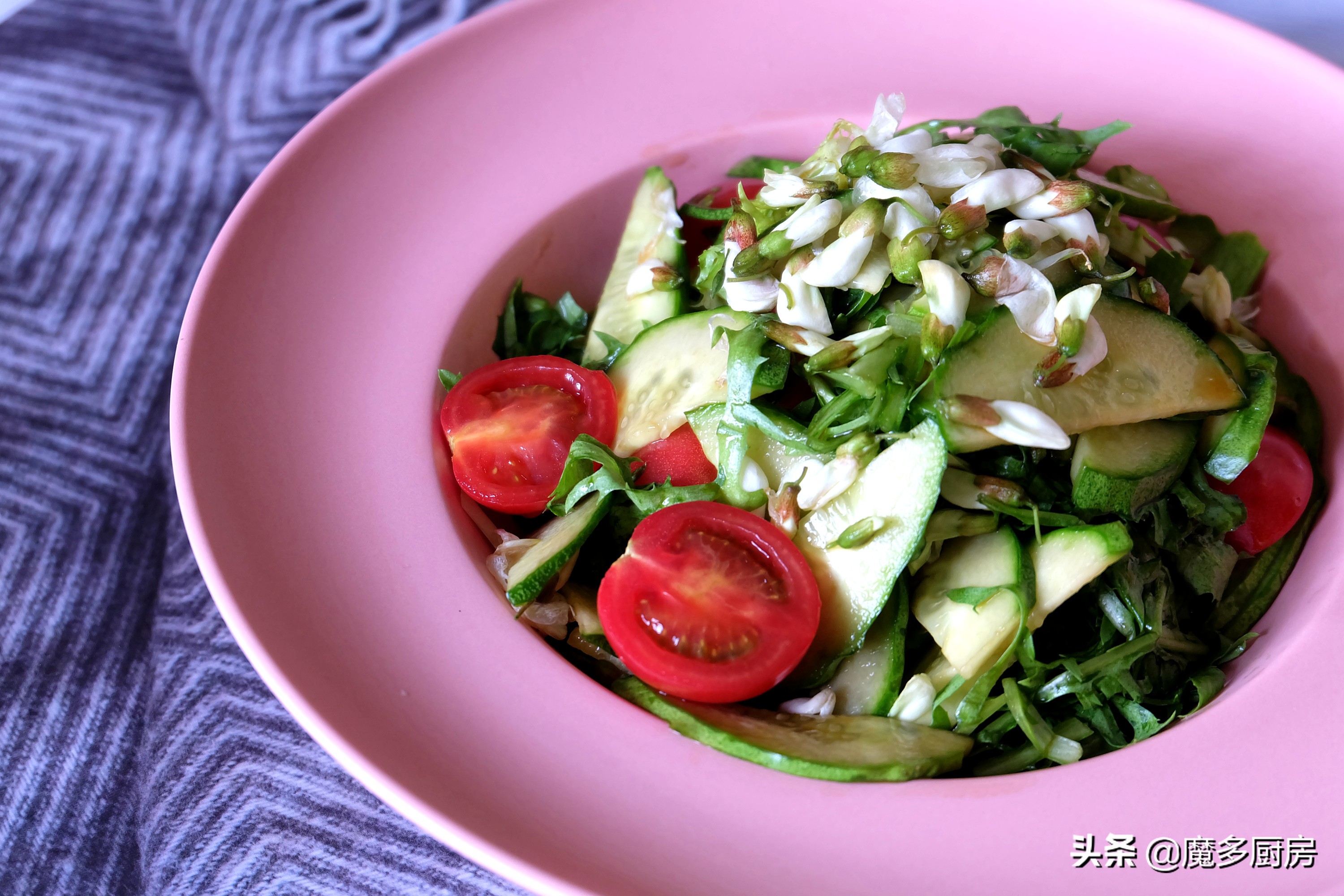 酸甜可口的蔬菜沙拉,天天吃不会腻的蔬菜沙拉
