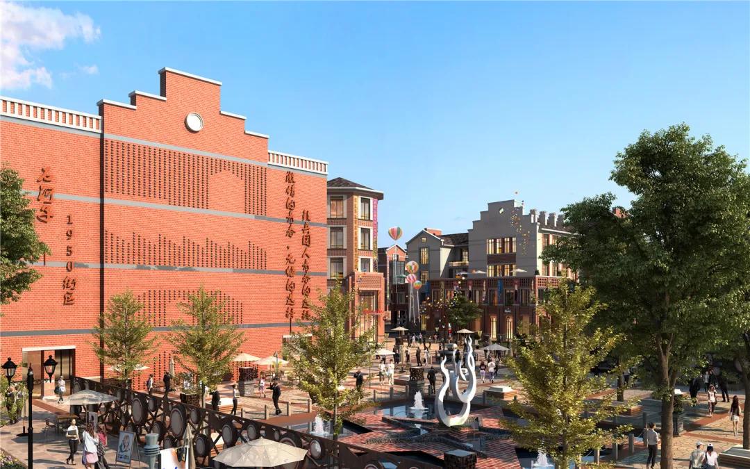 大卫新作｜石河子市1950商业街区,原1号小区概念规划