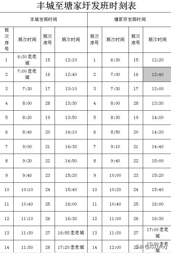 2021最新版丰城公交线路时刻表发布!速度收藏!