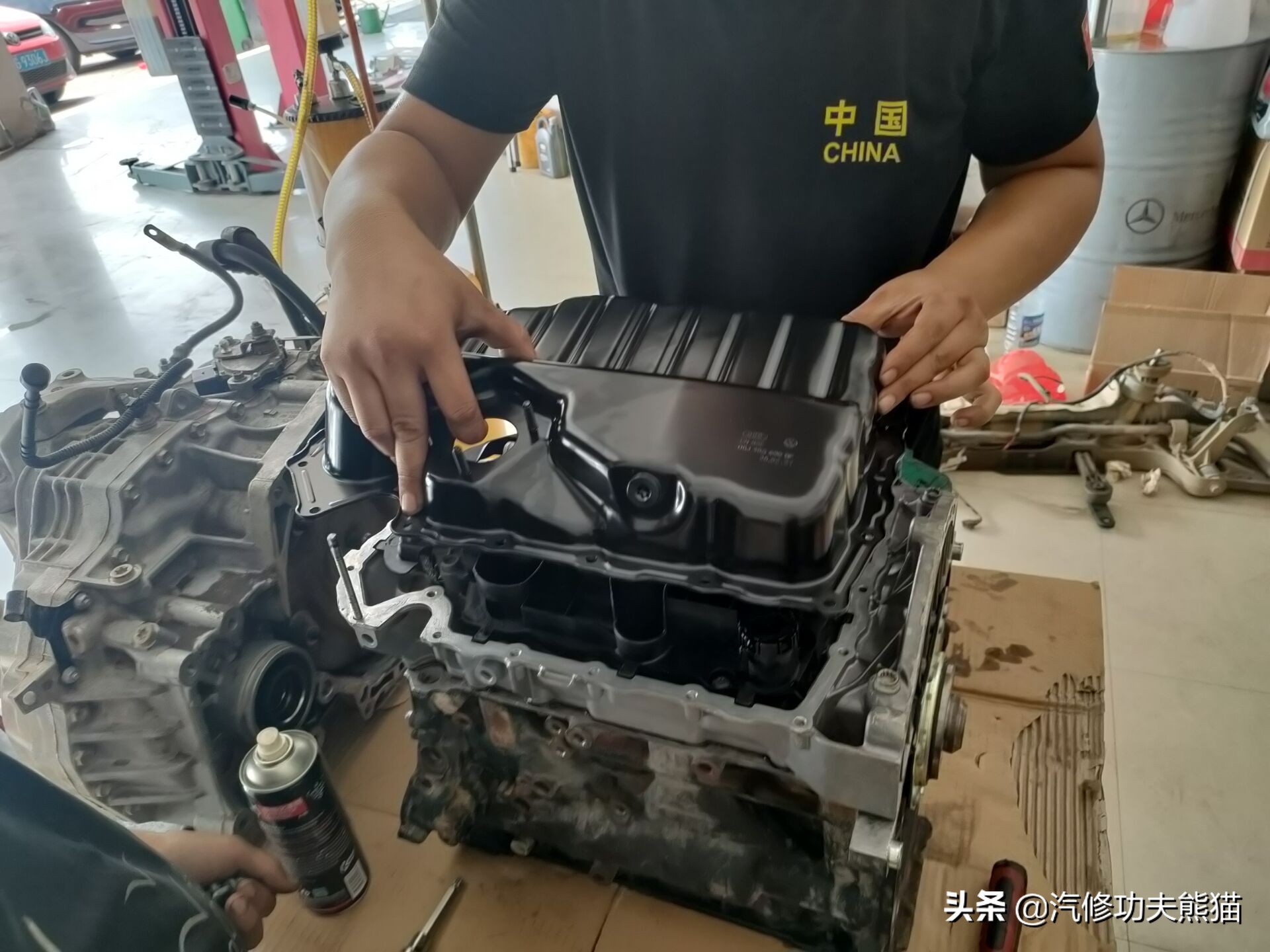 老途观发动机漏油维修,老途观涡轮增压器漏油维修多钱