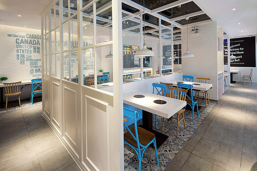 郑州千味涮,郑州火锅店装修设计