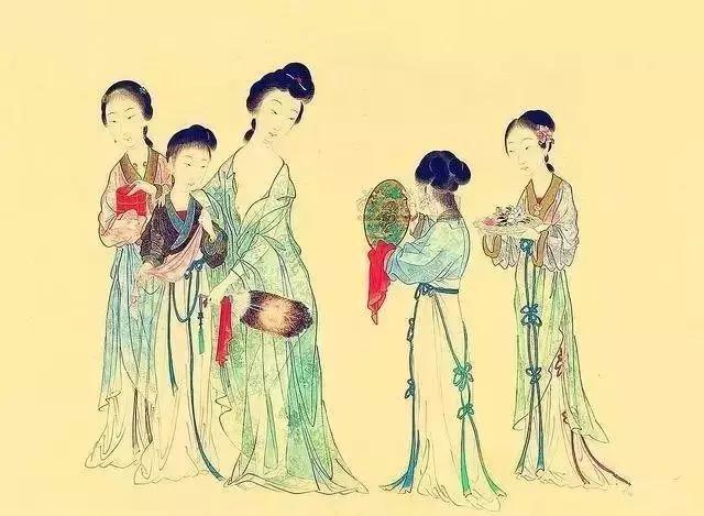 贵妃出浴图立轴设色绢本图片,贵妃出浴图国画有几幅