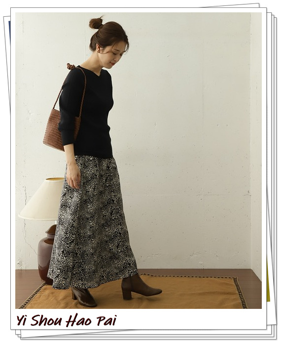 新款豹纹半身裙的搭配,豹纹半身裙穿搭春