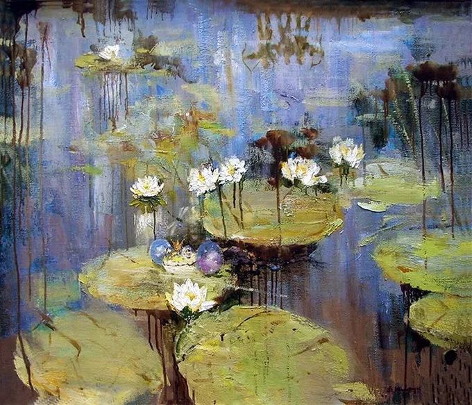 西欧大师画家的风景油画作品,卢卡斯风景油画作品