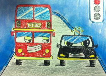 儿童画110警车图片,警车儿童画图片大全简单