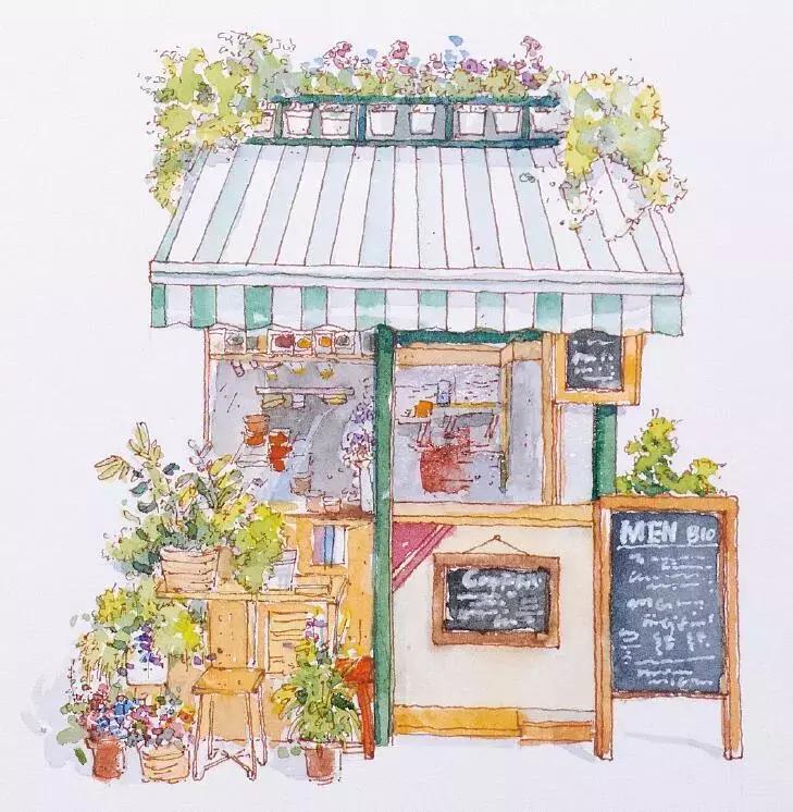 不用花钱就能圣地巡礼？看大神用钢笔淡彩带你花样旅行