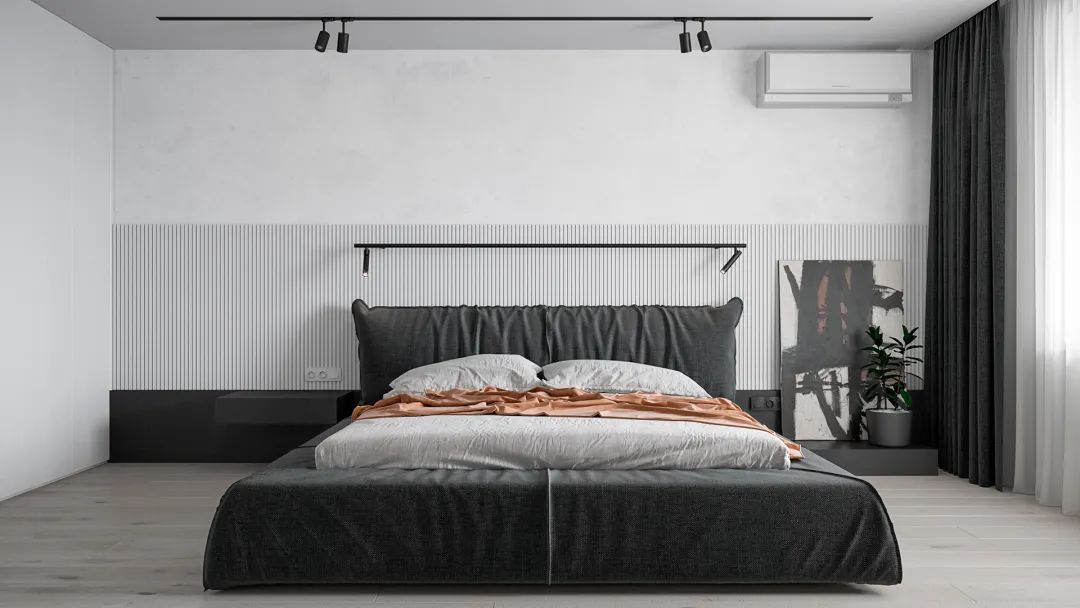 现代简约风格高级感植物,黑白灰现代简约风格绿植搭配