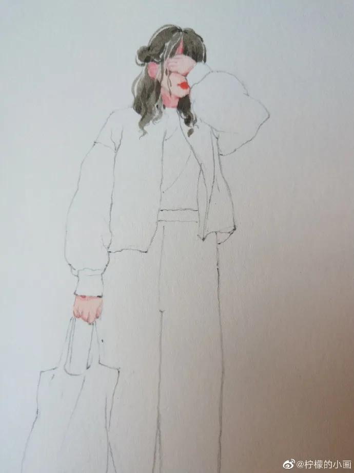 分享一组好看的小清新水彩插画,不来看看简单水彩小插画的教程吗