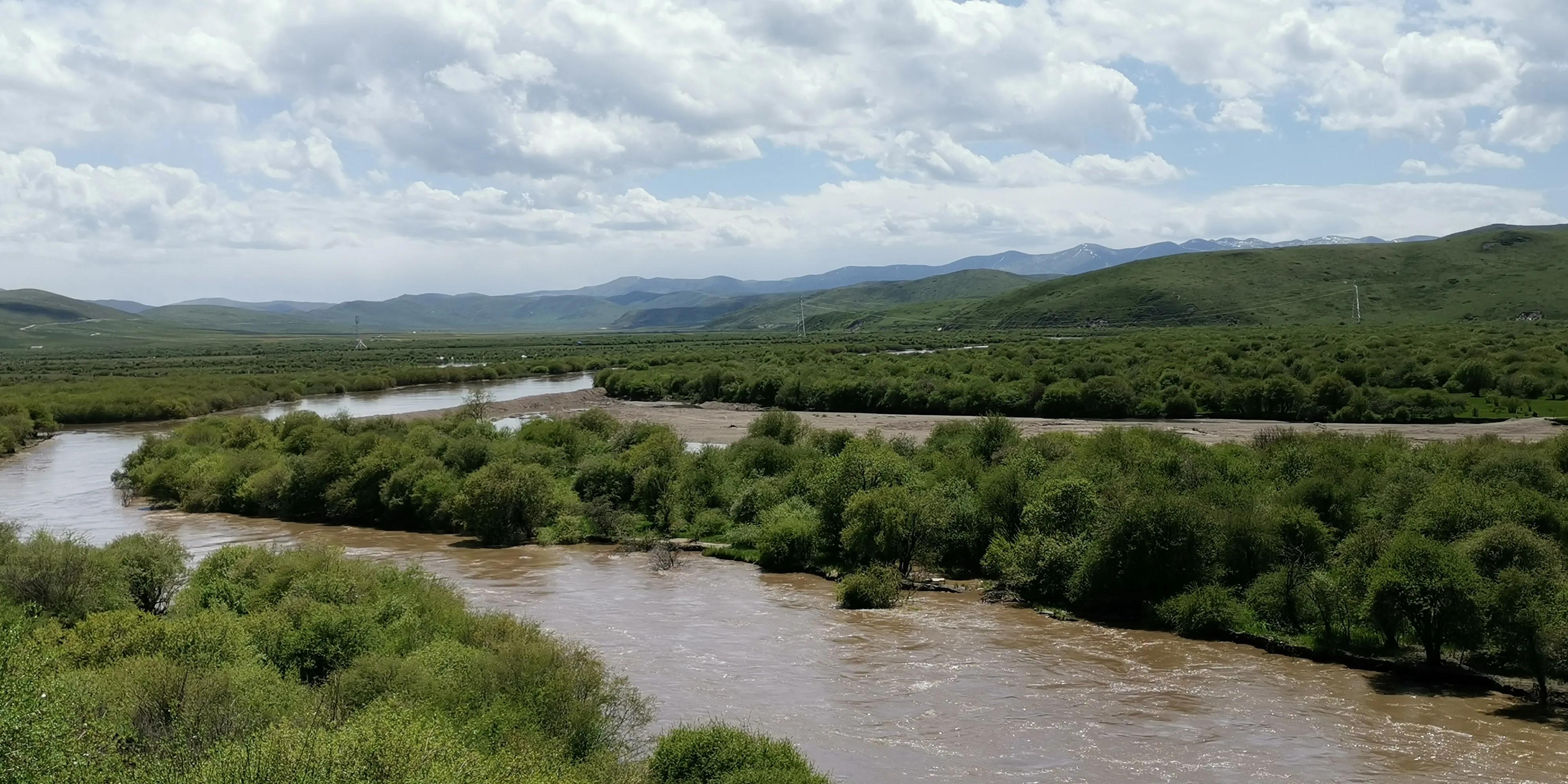 美不胜收的红原大草原,最美蓝天白云大草原