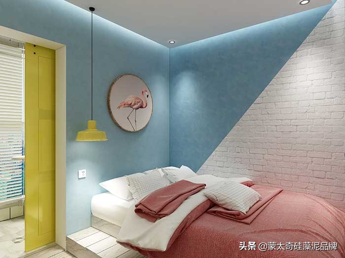 蒙太奇艺术涂料效果图,蒙太奇典彩艺术漆