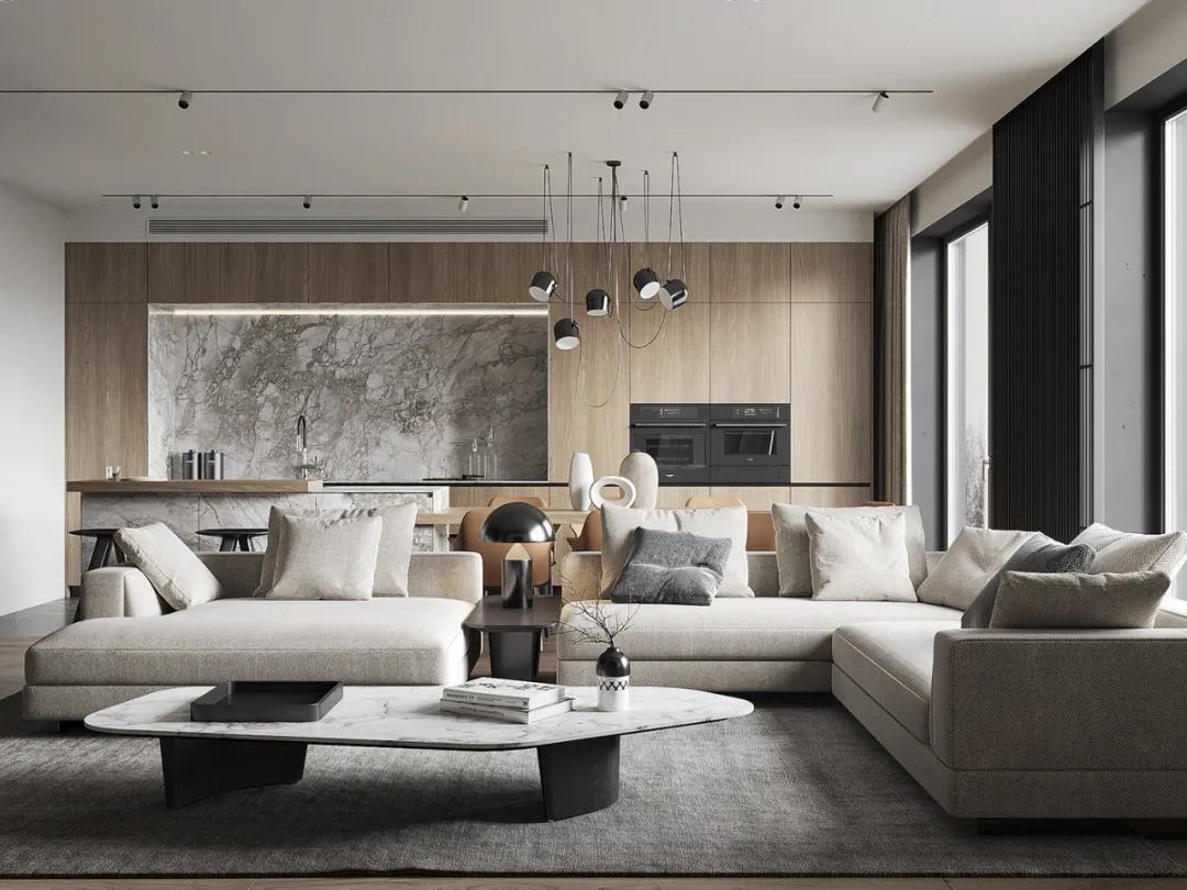 客厅装修设计高级感大气,客厅极简高级感设计