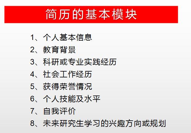 考研复试简历下载,考研备考简历怎么写