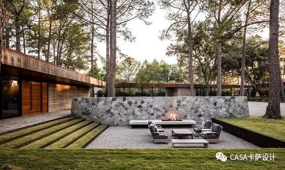 室内玻璃隔断庭院效果图,下沉式庭院玻璃隔断