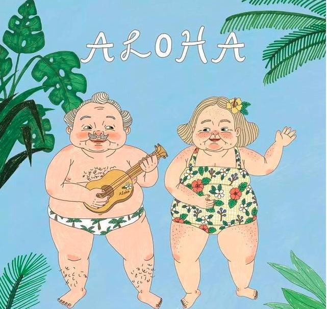 画笔也能撒狗粮：韩国美女画家，用画笔告诉你什么叫白头偕老