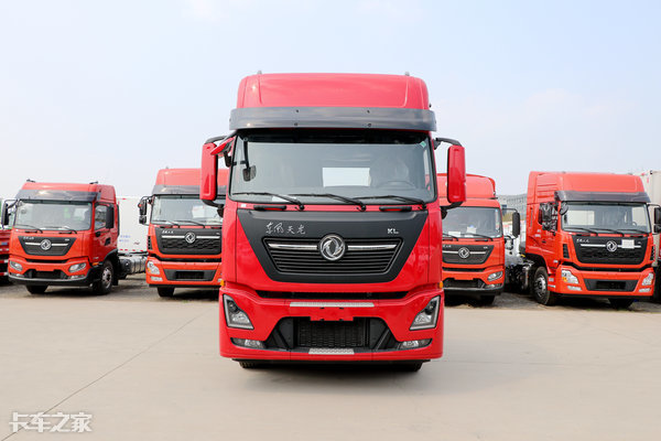 东风天龙旗舰国六560自动挡牵引车,国六东风天龙kl465载货车